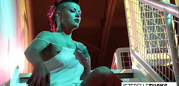 MILF Jezebelle Bond teases the camera in her lingerie